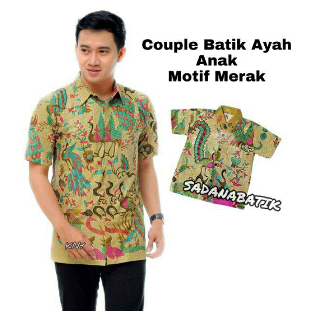Sadana Batik - (1) Kemeja Batik Anak Size Terlengkap Kid Fashion Seragam Sekolah