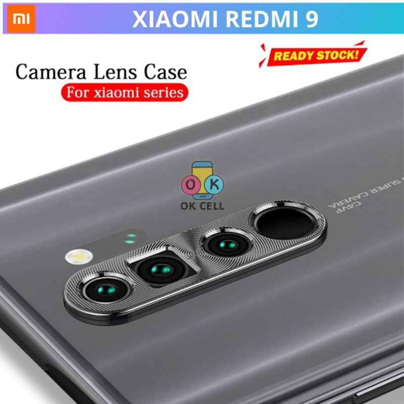 XIAOMI REDMI 9 RING CAMERA PELINDUNG LENSA-Ring Kamera Redmi 9 Metal Cover Protector Premium