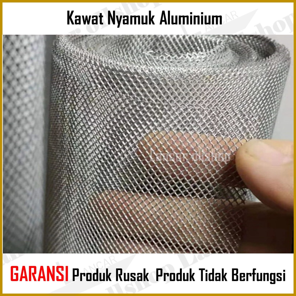 Kawat Nyamuk Jaring Aluminium / Kasa Nyamuk / Jaring Kawat Parabola Anti Karat Murah