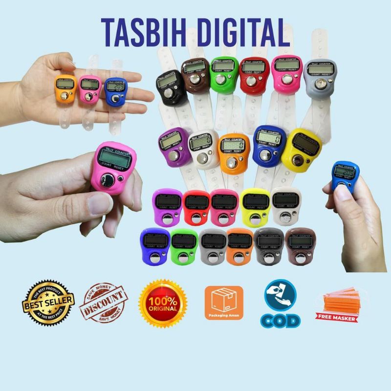 Alat hitung digital Tasbih/Tasbih Digital / Tasbih Digital mini tally counter /Hand counter
