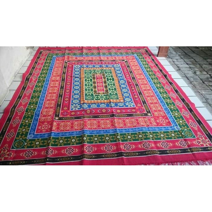 Karpet Permadani Ostrich - Kotak Biru