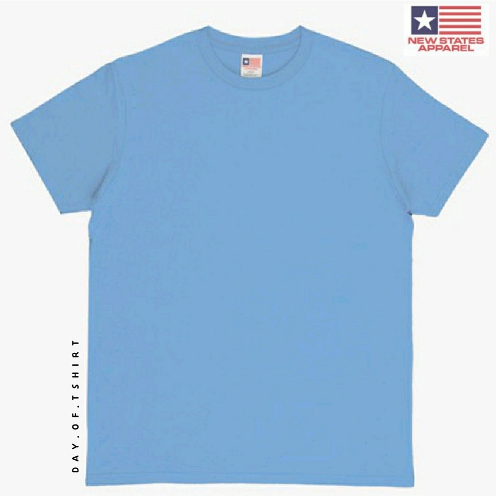 Jual kaos polos NEW STATE APPAREL / NSA Softstyle 3600 CAROLINA BLUE