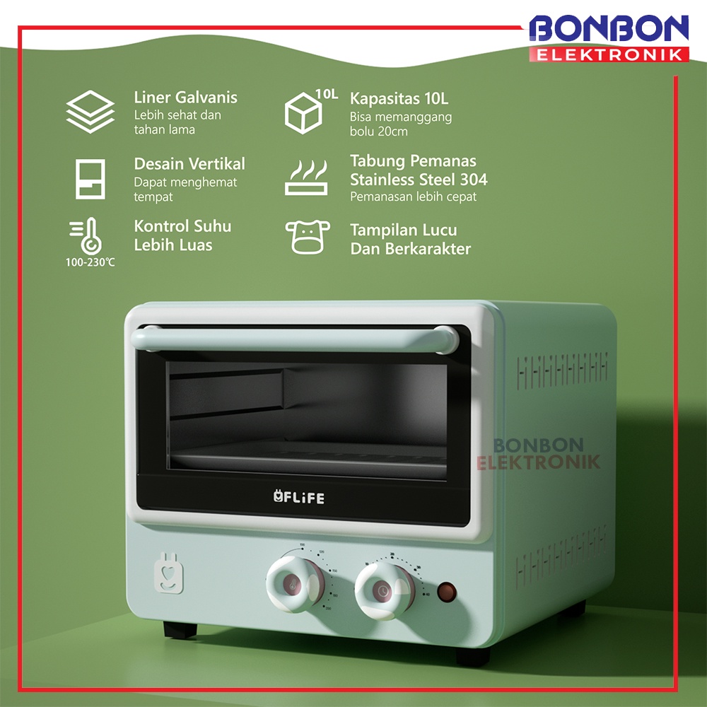 Flife Mini Milky Oven OV-10H 10L / OV 10H 400W