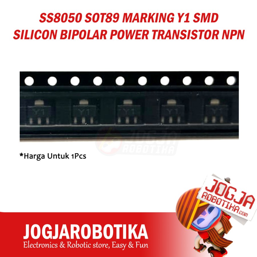 SS8050 S8050 SOT89 Marking Y1 SMD Silicon Bipolar Power Transistor NPN