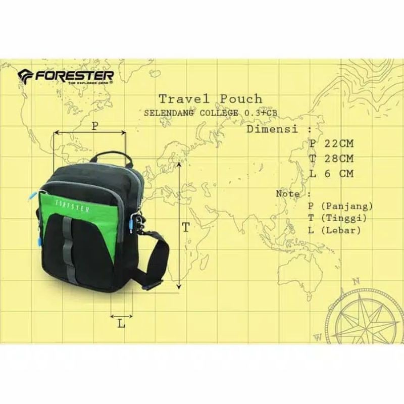 Tas Travel Pouch Forester 10101