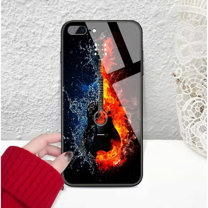 [K45] SoftCase Glass For Oppo Vivo Xiaomi Samsung Iphone Realme a12 a31 a5s a52 a91 a92 a3s a37