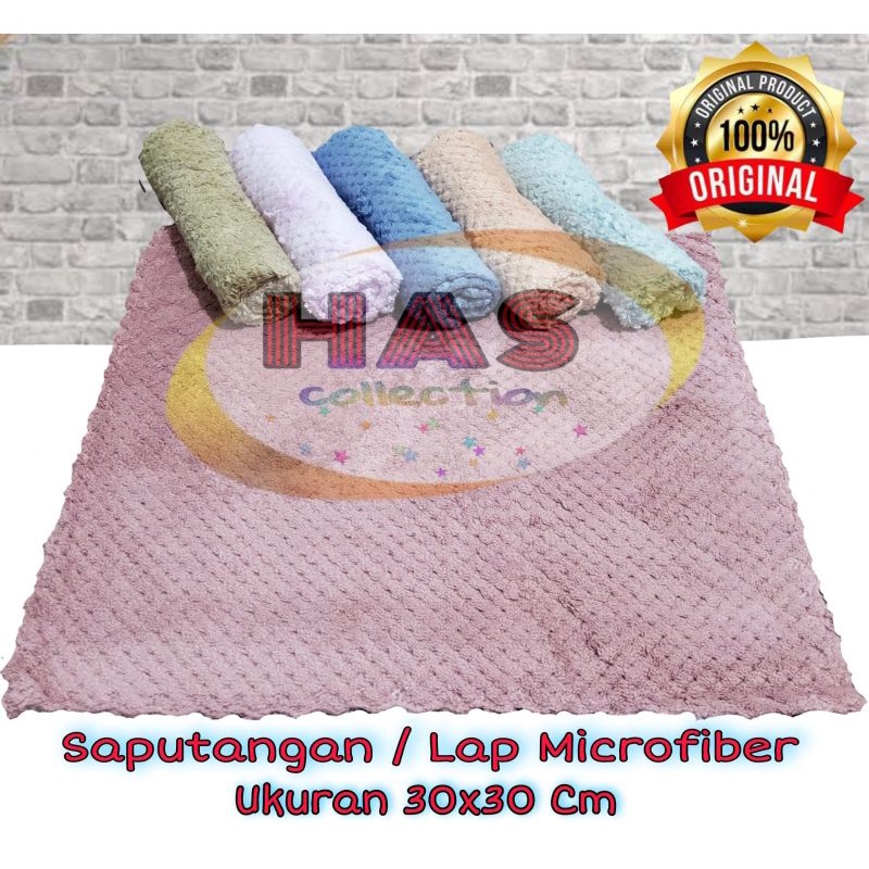 Saputangan microfiber / Lap Microfiber POLOS / Lap mobil / Motor  uk 30x30 cm