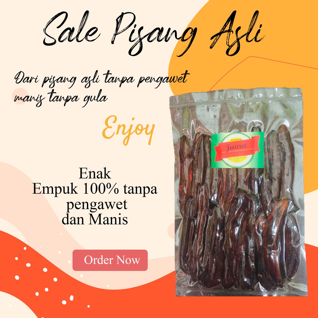 

Sale Pisang Basah Manis Asli