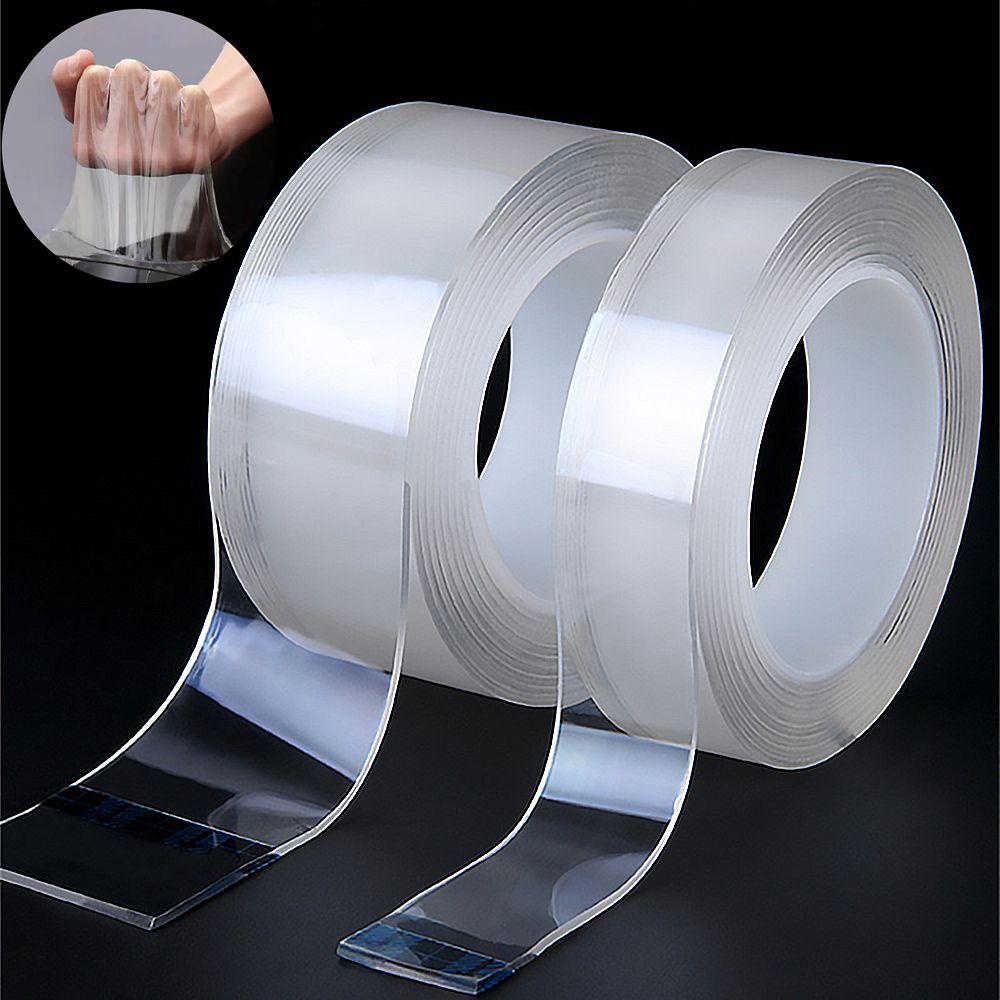 Top Nano Tape Untuk Rumah Dapur Kamar Mandi 3/5M Adhesive Tape Tracsless