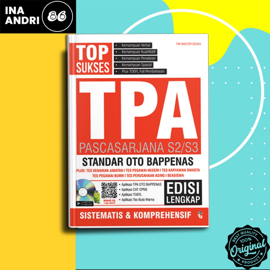 

BUKU TPA PSIKOTES TOP SUKSES PSIKOTES TPA PASCA SARJANA