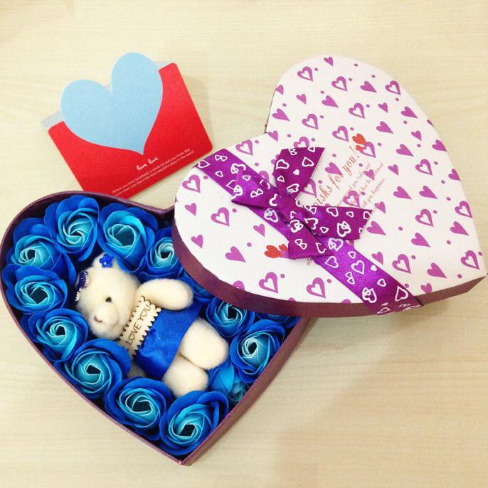 

Kado Bunga Valentine Kotak Love / Kado Anniversary F003 Riantihanumshop9