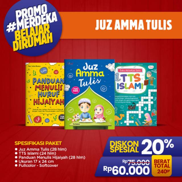 [ZIYAD] Juz Amma Tulis - Buku Anak