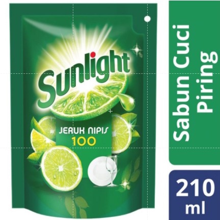Sunlight refil 210 ml / Sunlight Kemasan Pouch