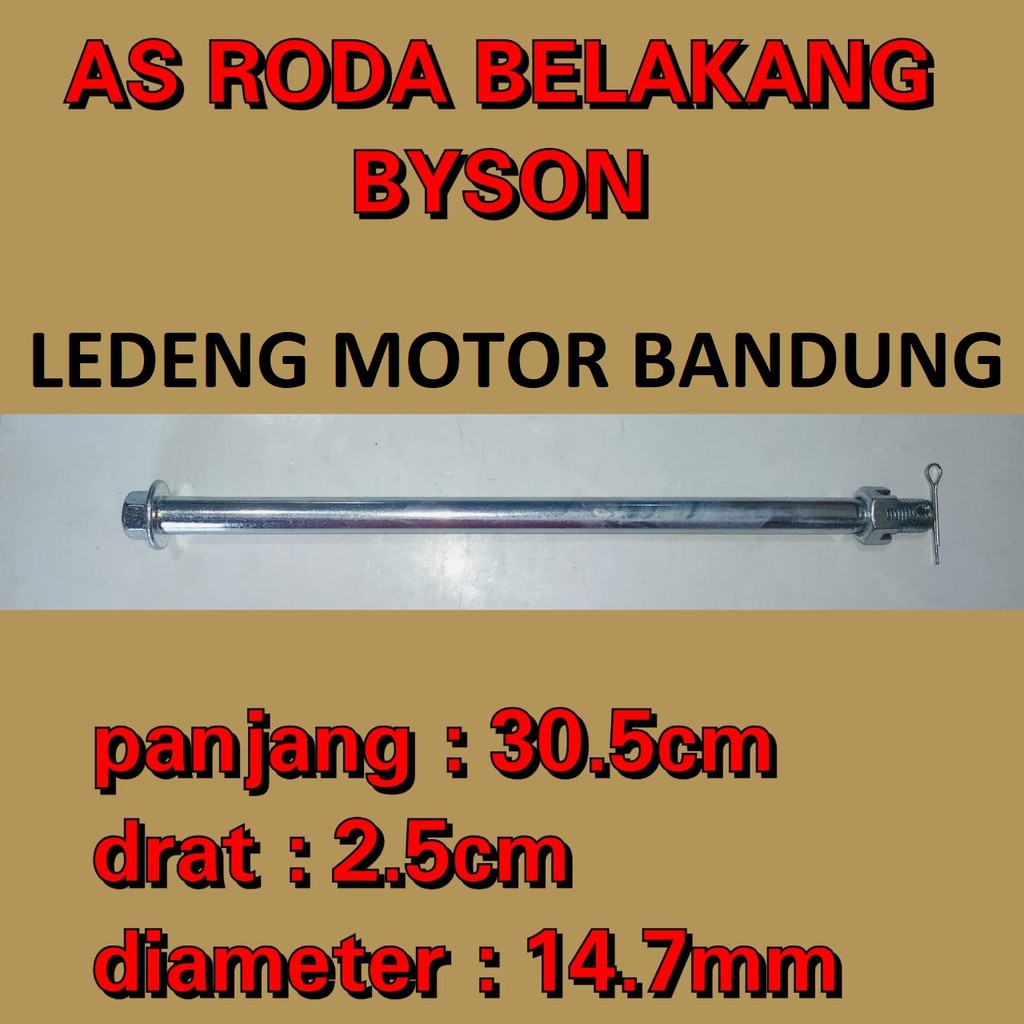 As Roda Belakang Byson Bison Yamaha Lokal