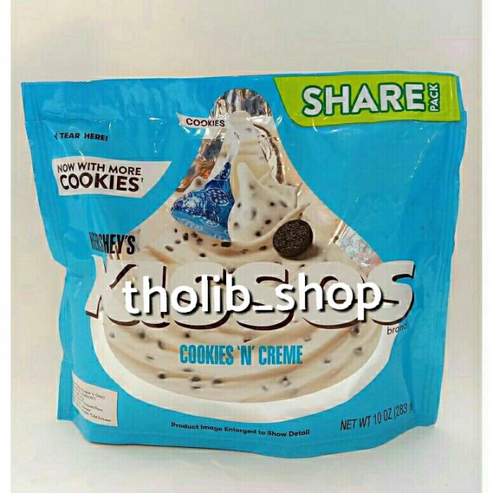 

hershey's kisses cookies n creme 283gr
