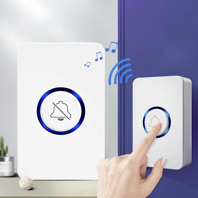 Bel Bell Pintu Rumah Kantor Wireless Bell Tanpa Kabel Nirkabel Smart Murah