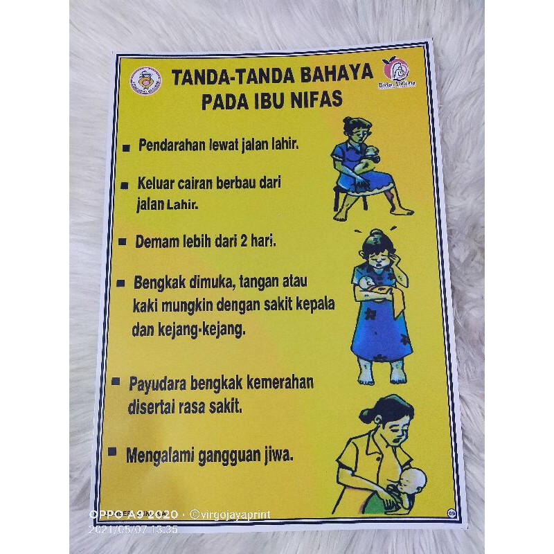 

(no 09) Poster tanda tanda bahaya pada ibu nifas