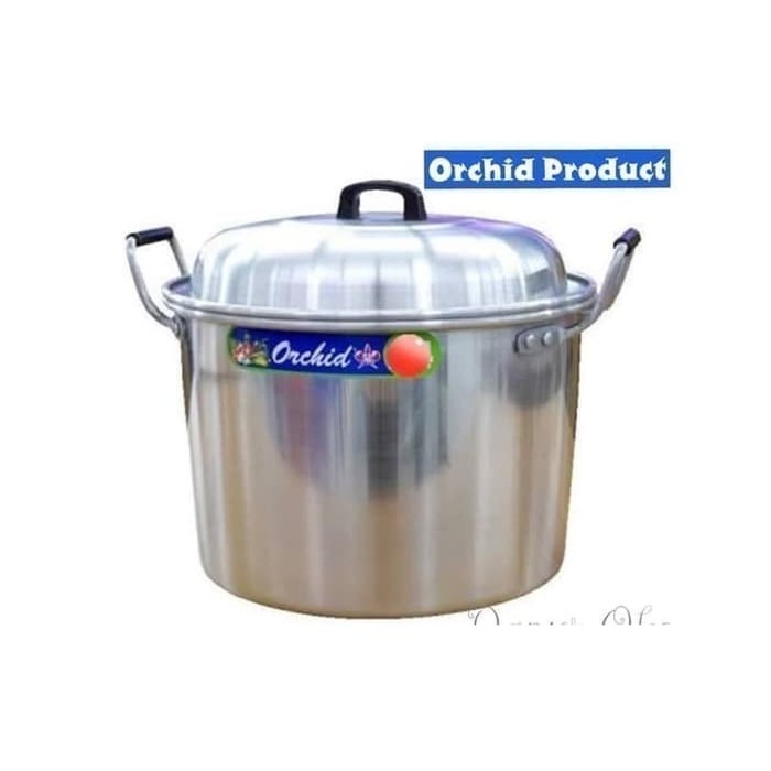 Panci Alumunium Tinggi Orchid 45 cm Stock Pot