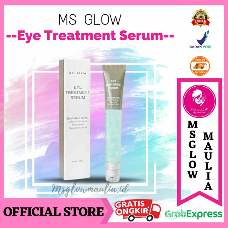 Ms Glow Eye Treatment Serum | Serum Mata Dark Circle | Serum Treatment Mata Ms Glow | Ms Glow