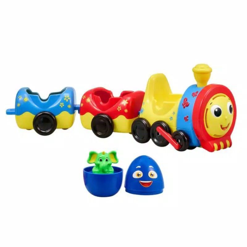 Chuchu tv peak &amp; and play chu chu train surprise eggs mainan anak bayi baby hadiah kado ultah kereta