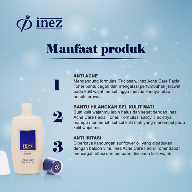 Inez Acne Care Facial Toner Shopee Indonesia