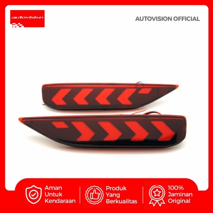 Autovision Tail Lamp Xpander Running Turning sign 12V Red