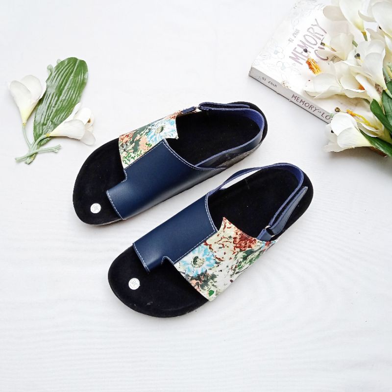 SANDAL BIRKEN WANITA SUMMER NAVY