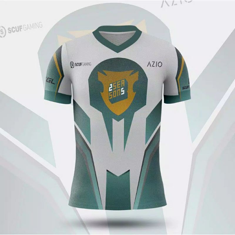 Kaos Pria Kaos Wanita T-shirt Jersey Gaming E-sport Custom Full Print