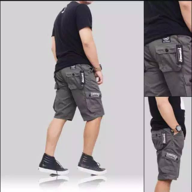 YANG LAGI HITS Celana  Cargo  Pendek  Pria  Army Loreng Ufc 