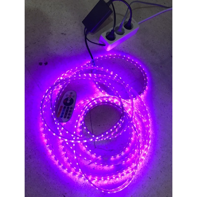 Lampu selang led WARNA WARNI meteran RGB 5050 set komplit tinggal pakai plus remot