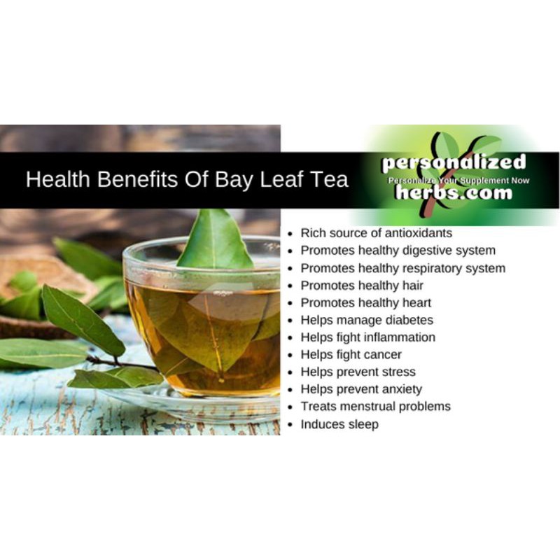 BAY LEAF TEA : TEH DAUN SALAM, BIABETES &amp; URIC ACID (30 TEA BAG)