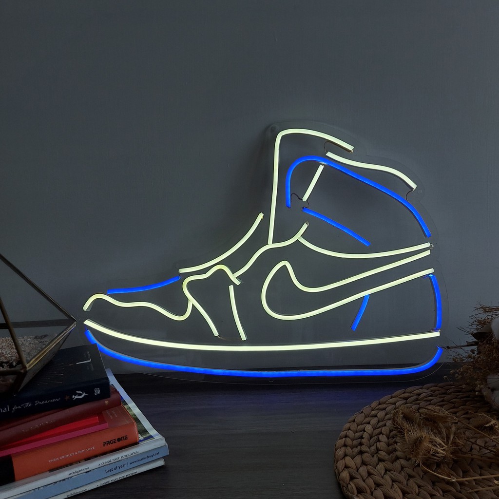 NEON LED BENTUK AIR JORDAN
