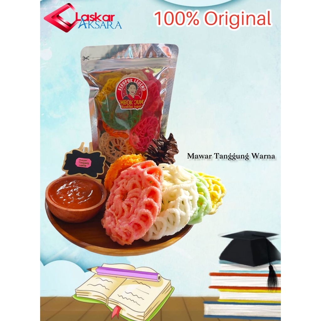 

Kerupuk Mentah Mawar Tanggung Warna / Premium