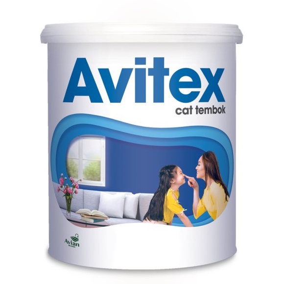 CAT TEMBOK AVIAN AVITEX 1 KG WARNA SW / CAT TEMBOK INTERIOR SUPER WHITE