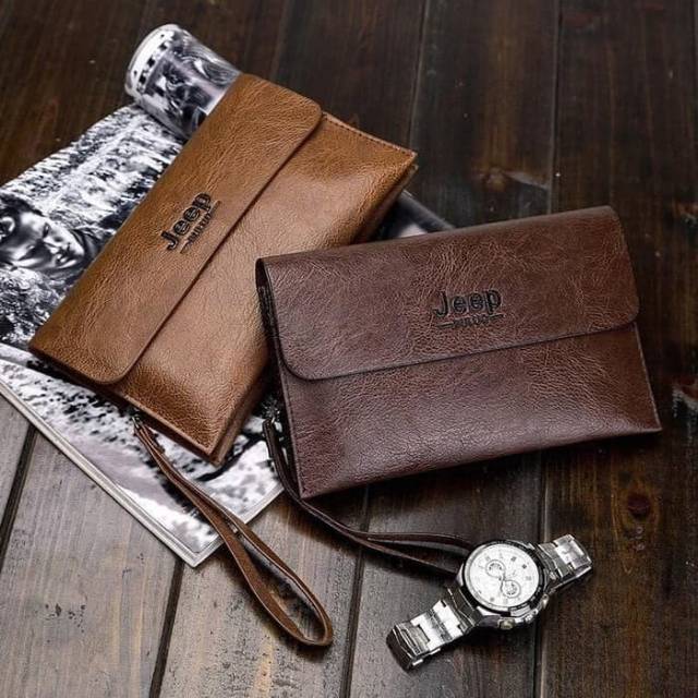 Dompet panjang JEEP pria#clutch bag handbag tas tangan kulit