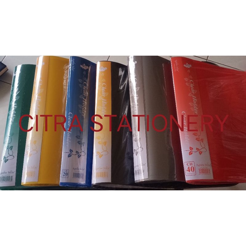 

CLEAR HOLDER FELIX ISI 60 LEMBAR