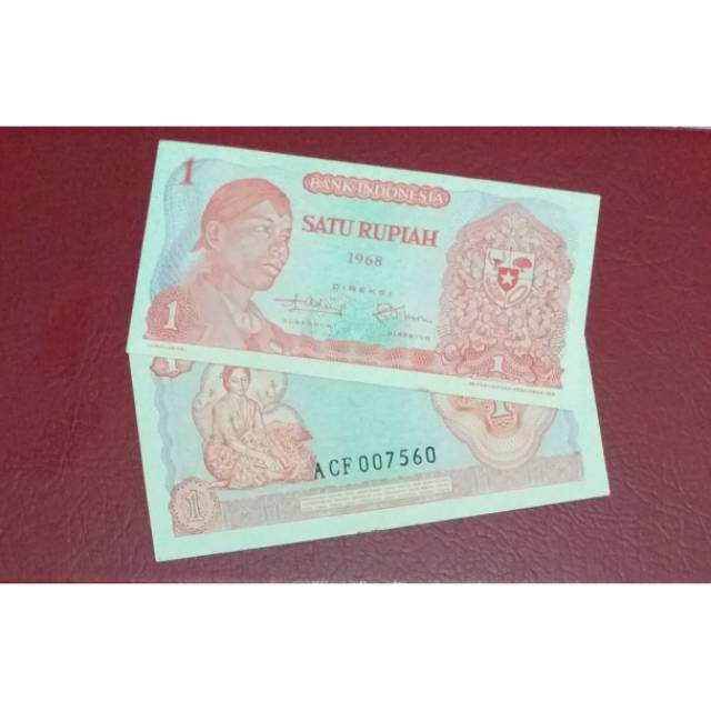 Uang Kuno SUDIRMAN 1 Rupiah 1968