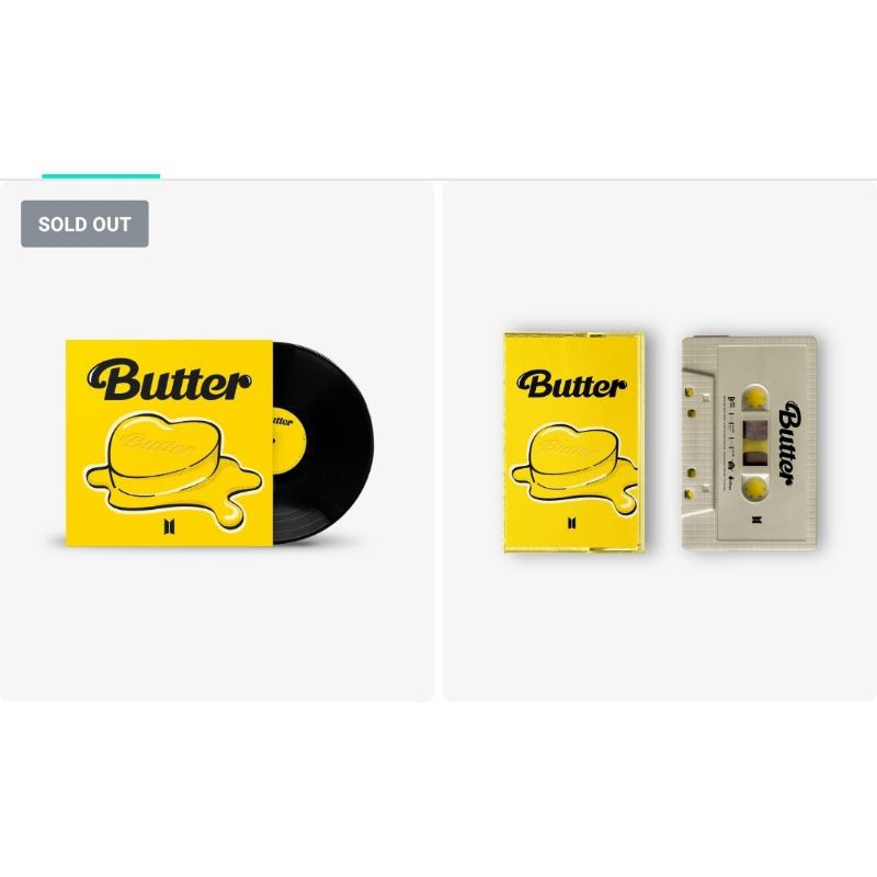 [UPCOMING READY STOCK - BACA DESKRIPSI] BTS BUTTER VINYL DAN CASSETTE