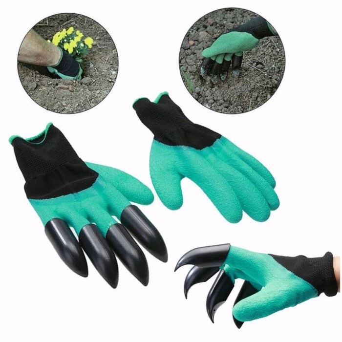 SARUNG TANGAN BERKEBUN ALAT CAKAR GALI TANAH ANTI AIR GARDEN GLOVES