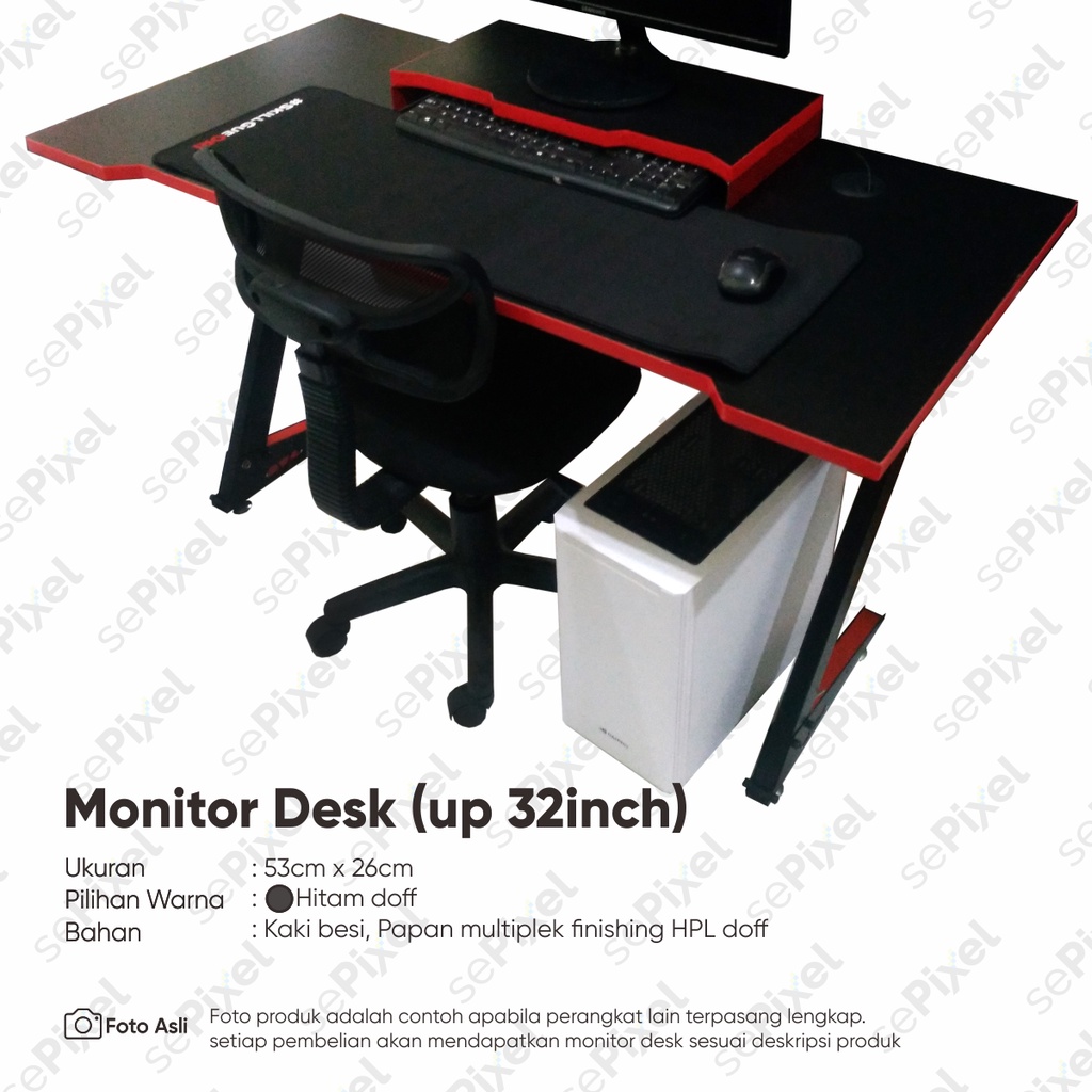 Monitor Desk atau meja monitor led 14inch 18inch 22inch 24inch 27inch 32inch