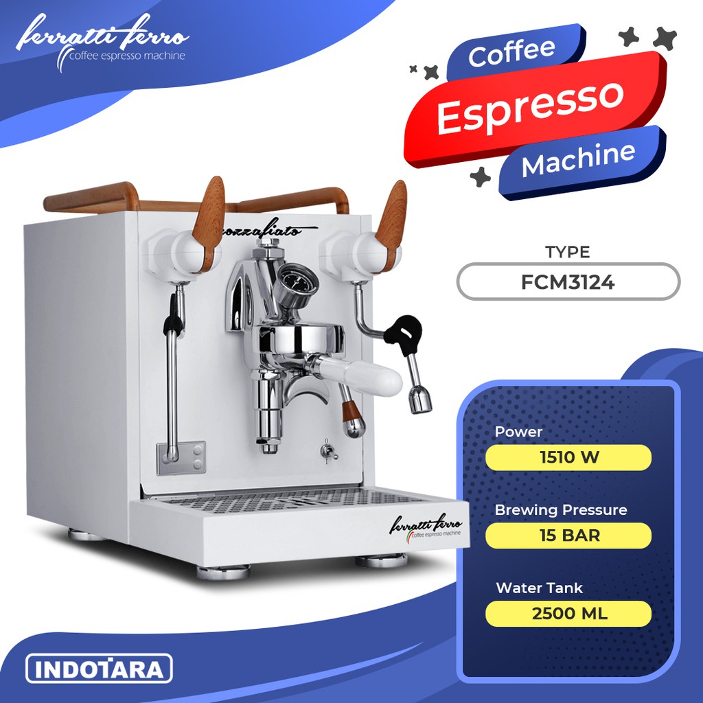 Mesin Kopi Espresso  Espresso Machine Ferratti Ferro FCM3124 Mozzafiato