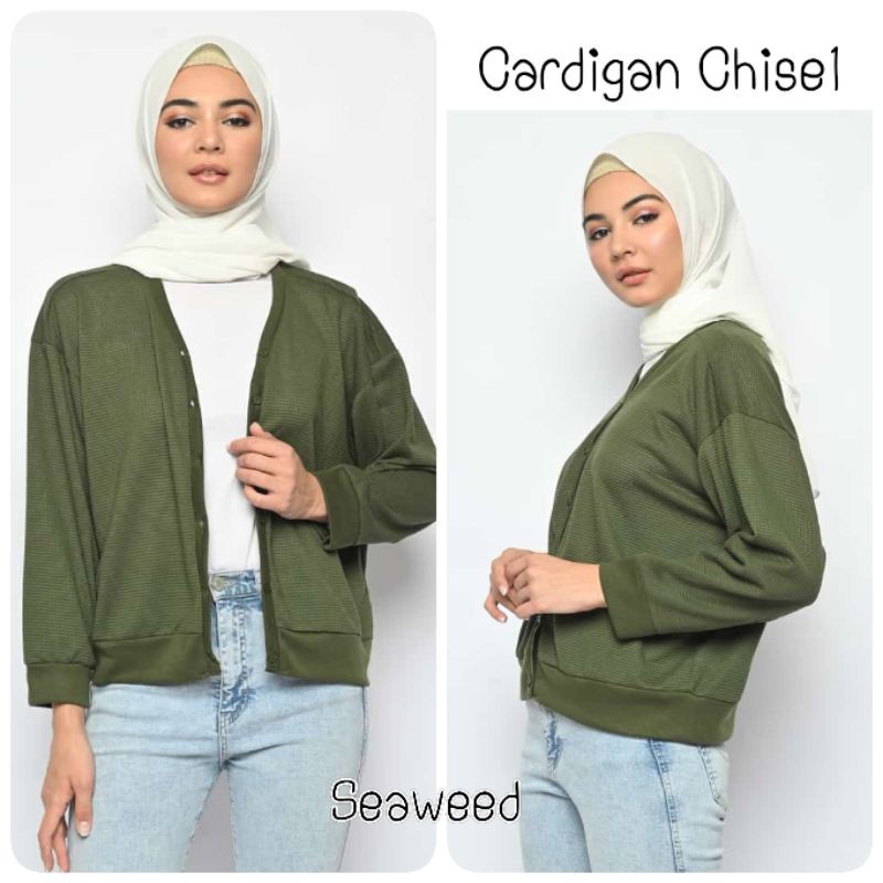 Cardigan wanita Phenomenal branded I Outer I Cardi waffle I Cardy rajut I Kardigan halus premium-8