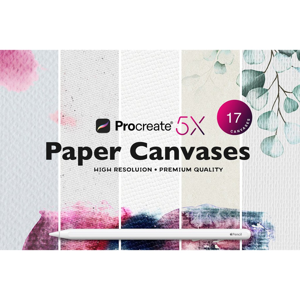 Procreate Brush - Paper Texture Canvas for Procreate