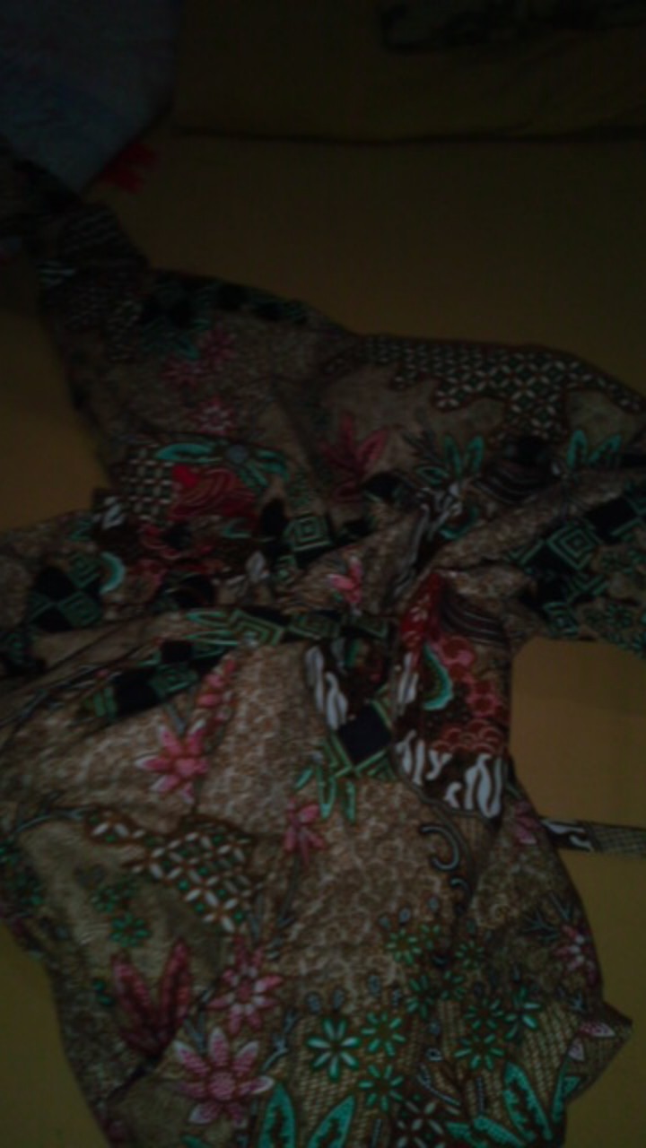 Gamis Batik (cod) Manggar Gamis Batik Pesta Model Terbaru