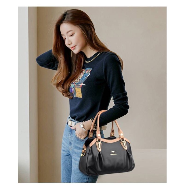 WaisTbagS{{BISA COD}}tas selempang kulit sintetis wanita KANGGURU