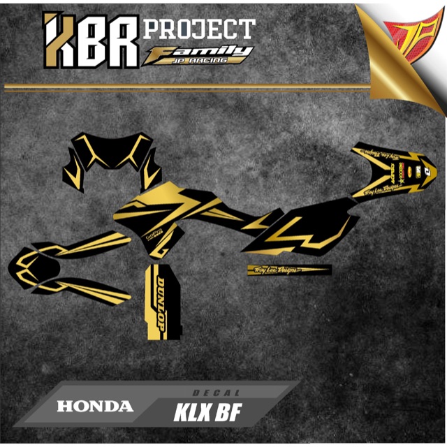 Jual Stiker Klx Bf Decal Full Sticker Decal Klx Bf Full Body Costum Bebas Gold Shopee Indonesia