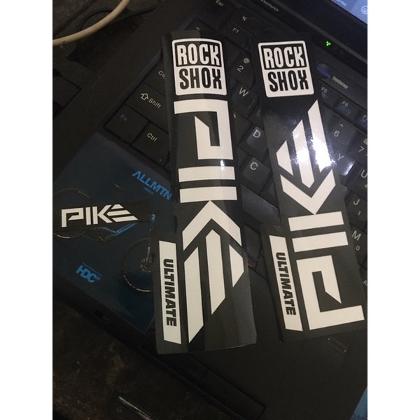stiker fork rockshox