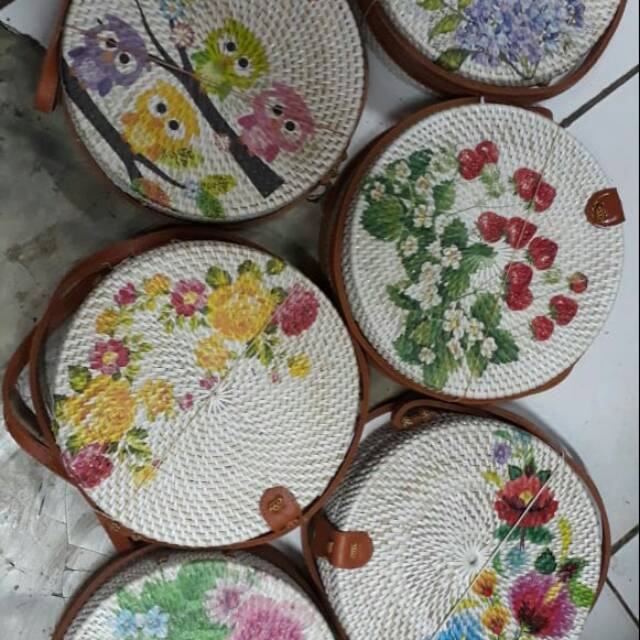 Tas rotan bali