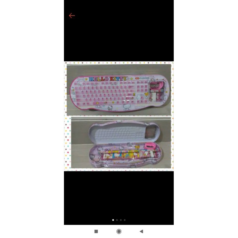 

Tempat Pensil Kaleng bentuk Keyboard