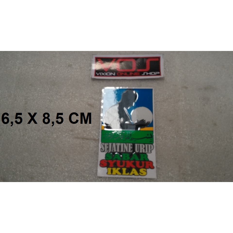 

STIKER UNIK SYUKUR IKLAS